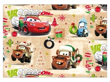 Vánoční dětský balicí papír v archu - 70 x 100 cm / Cars