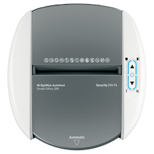 Skartovací stroj Leitz OptiMax Autofeed SmallOffice 200 P5 EU