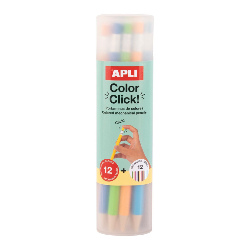 Pastelky APLI stiskací - 12 barev