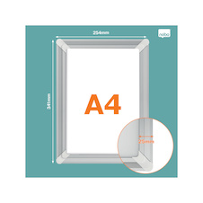 Clip rám Nobo Premium Plus A4 - hliníkový