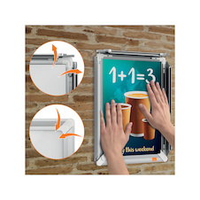 Clip rám Nobo Premium Plus A4 - hliníkový