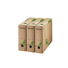 Archivní boxy ECO - hřbet 8 cm / hnědá / 623916
