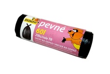 Pytle do koše Vipor Ekonomy 60L/10my/20 ks/černé