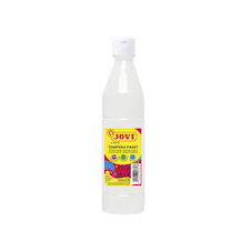 Tekuté temperové barvy JOVI PREMIUM v lahvi - 500 ml / bílá