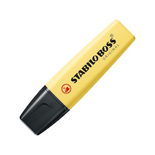Zvýrazňovač STABILO® BOSS ORIGINAL PASTEL / sada 6 ks