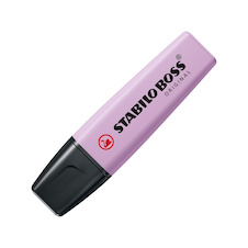 Zvýrazňovač STABILO® BOSS ORIGINAL PASTEL / sada 4 ks
