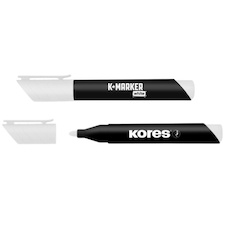 Akrylový popisovač K-marker - kulatý hrot / bílý
