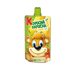 Kubík 100% ovocná kapsička - jablko a banán / 100 g