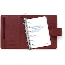 Diář Filofax Norfolk - kapesní / currant modular