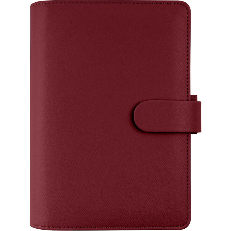 Diář Filofax Saffiano - osobní / dark cherry modular