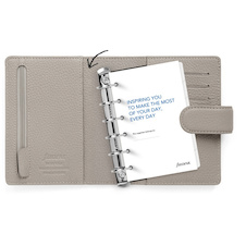 Diář Filofax Norfolk - kapesní / taupe modular