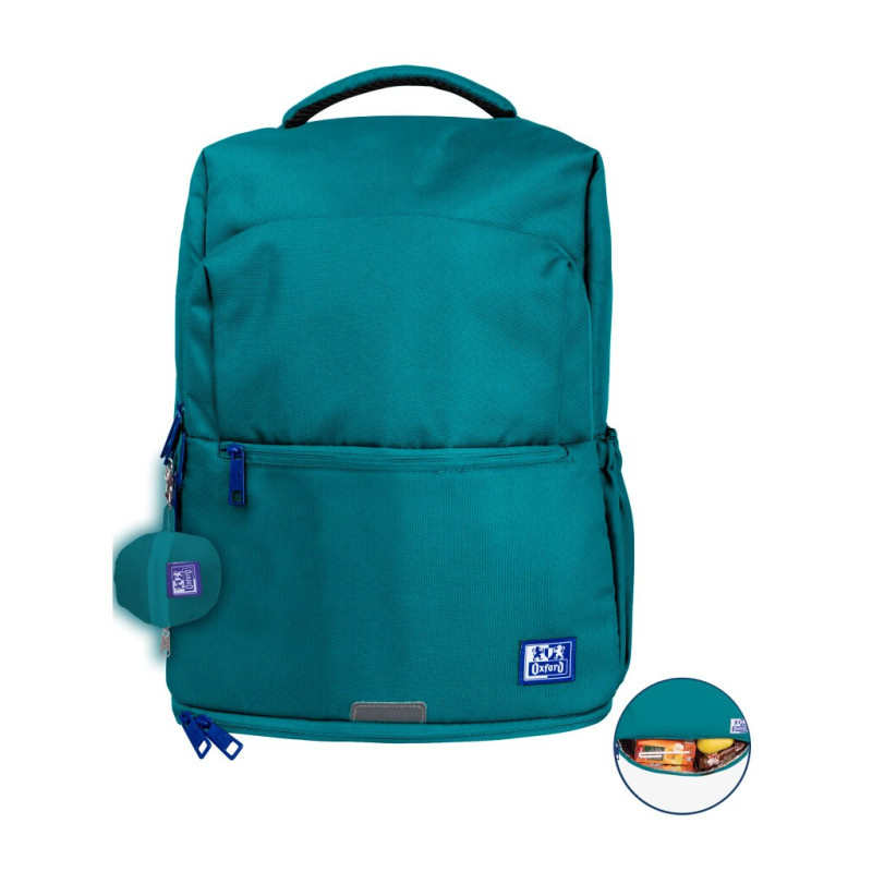 Batoh školní Oxford - tyrkysová / 30 l