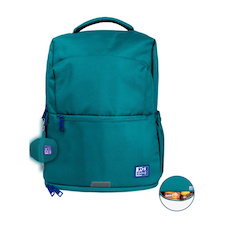 Batoh školní Oxford - tyrkysová / 30 l