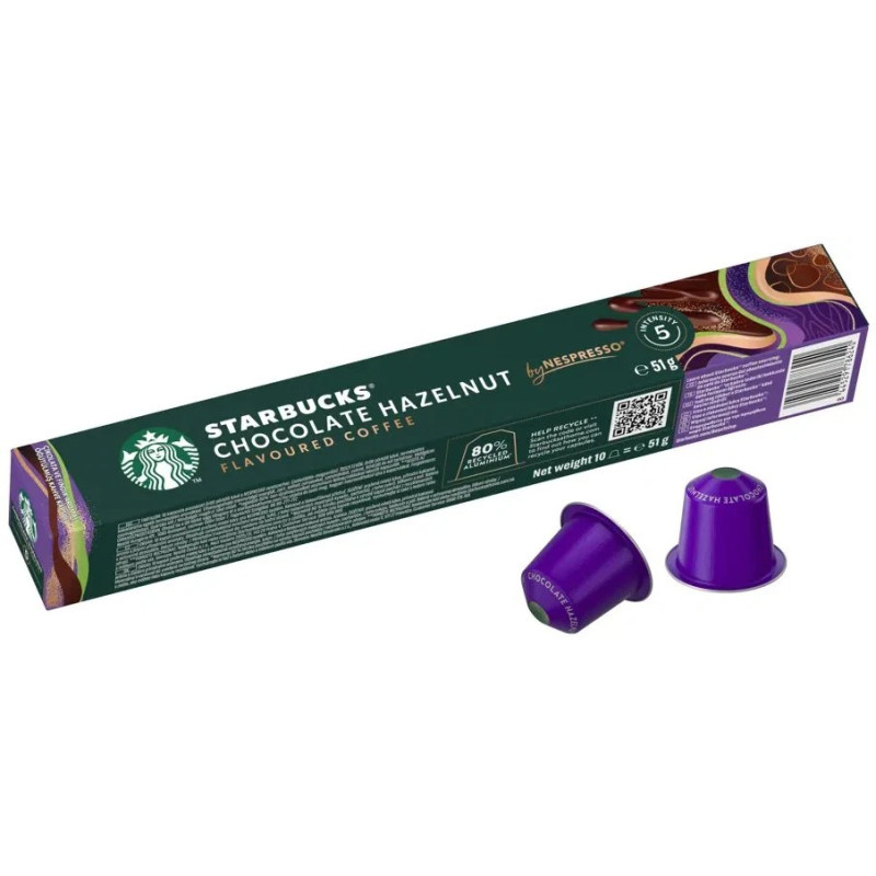 Kapsle STARBUCKS® by Nespresso® Chocolate Hazelnut Blonde roast - 10 ks