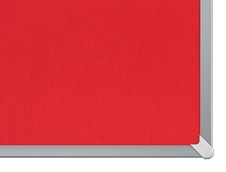 Nástěnka textilní Widescreen 55" / červená
