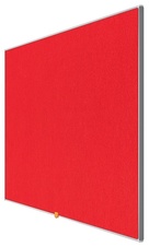 Nástěnka textilní Widescreen 55" / červená