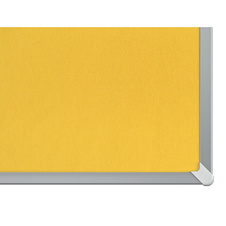 Nástěnka textilní Widescreen 40" / žlutá