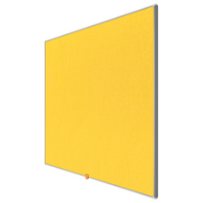 Nástěnka textilní Widescreen 55" / žlutá