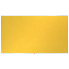 Nástěnka textilní Widescreen 85" / žlutá