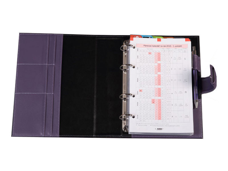 ADK diář Manager A5 týdenní 2021 červená