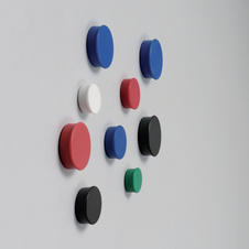 Magnety - průměr 38 mm / černá / 4 ks
