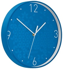 Leitz WOW nástěnné hodiny tiché modrá