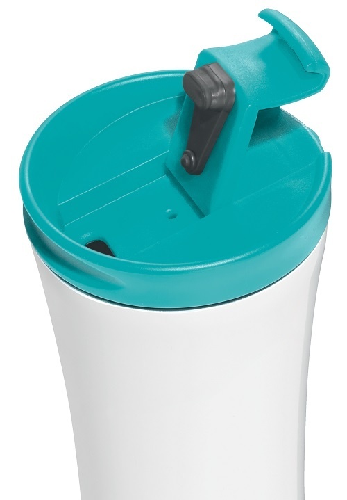 Termohrnek Wow -  tyrkysová/ 380 ml