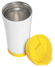 Termohrnek Wow - žlutá / 380 ml