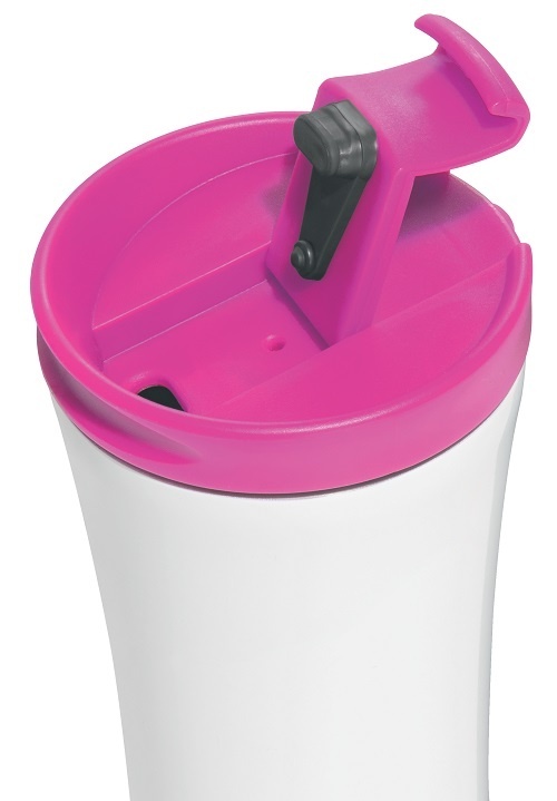 Termohrnek Wow - růžová  / 380 ml