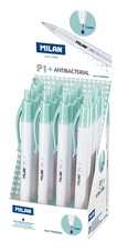 Kuličkové pero Milan Antibakteria - bílo/zelené