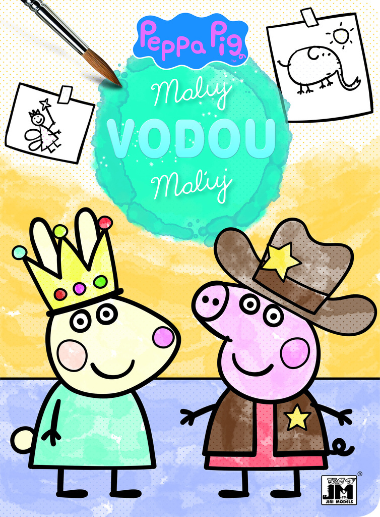 Omalovánky Maluj vodou - motiv Peppa a kamarádi