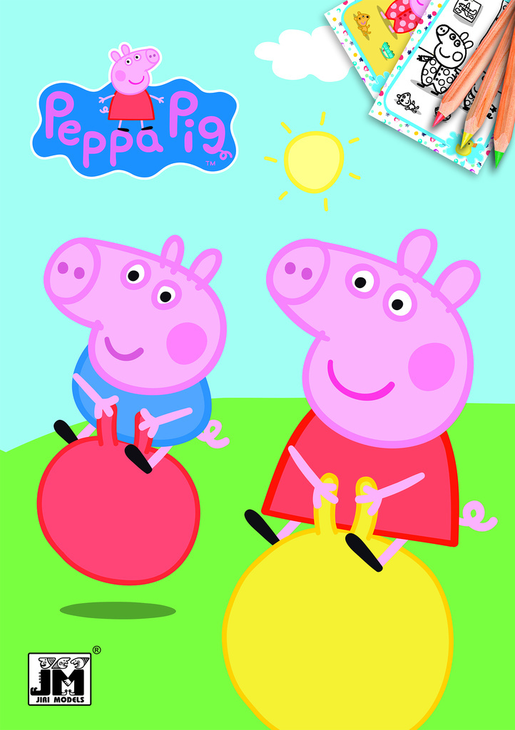 JIRI MODELS Prasátko Peppa omalovánky A5