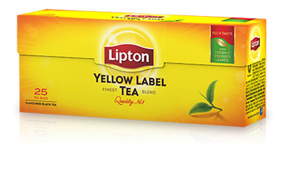 Čaj Lipton Yellow Label - 25 sáčků