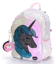 Školní batoh Fun Unicorn - reverzní flitre