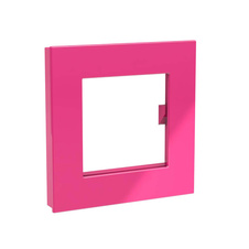 Mega Magnet - Square XL pro foto / 75 x 75 mm / růžový