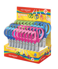 KeyRoad nůžky dětské Soft 15 cm barevný mix