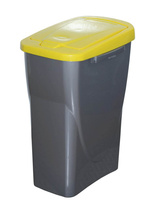 Odpadkový koš na tříděný odpad - žlutý / 25 l