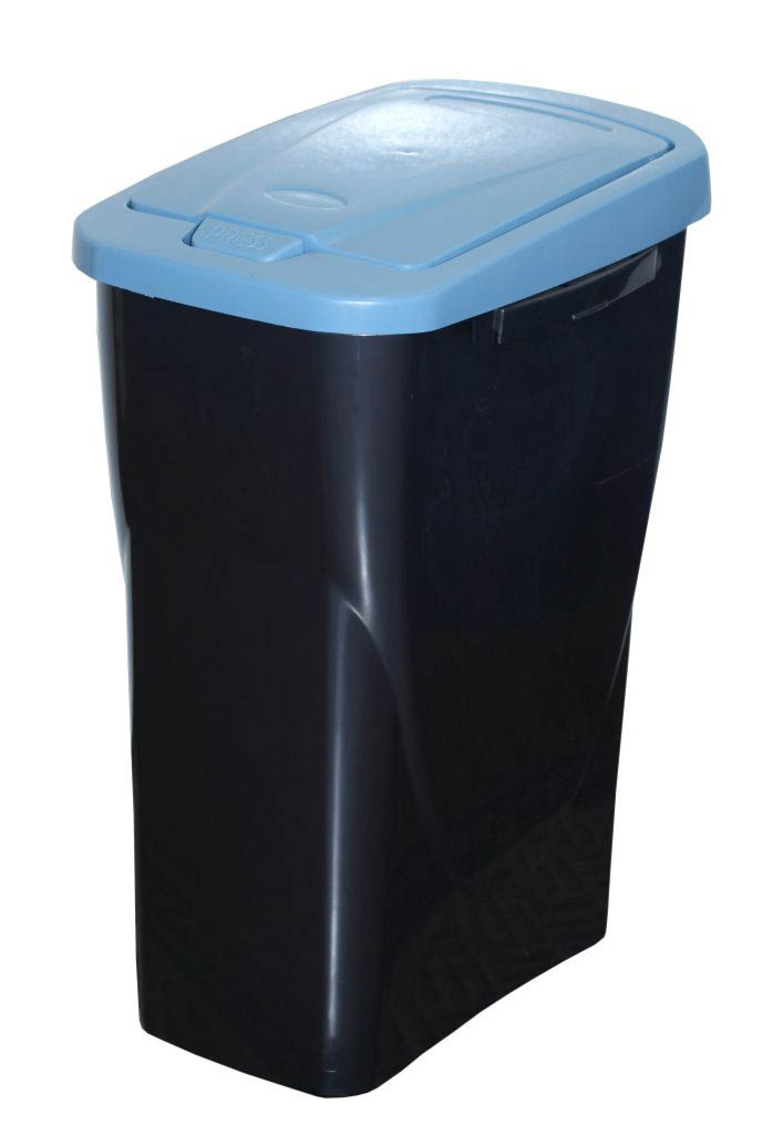 Odpadkový koš na tříděný odpad - modrý / 40 l