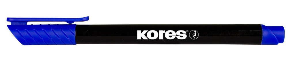 Popisovač Kores K-Marker Permanent - sada 4 ks / kulatý tenký hrot