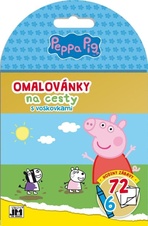 Omalovánky na cesty Prasátko Peppa + voskovky