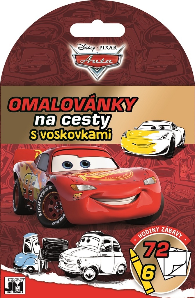 JIRI MODELS Auta omalovánky na cesty + voskovky