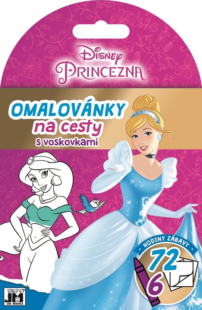 JIRI MODELS Princezny omalovánky na cesty + voskovky