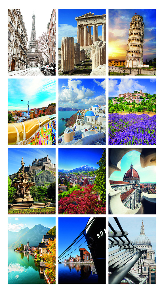 Kalendář nástěnný Evropa / BNG12