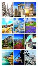 Kalendář nástěnný Evropa / BNG12