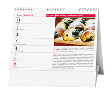 Kalendář stolní obrázkový Sladké mňamky / BSD11