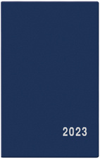 Diář kapesní PVC - čtrnáctidenní / modrá