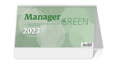 Kalendář stolní pracovní - Manager Green / S58