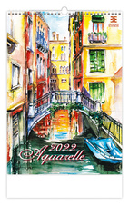 Kalendář nástěnný Exlusive Edition - Aquarelle / N257