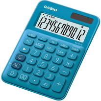 Casio MS 20 UC stolní kalkulačka displej 12 míst modrá
