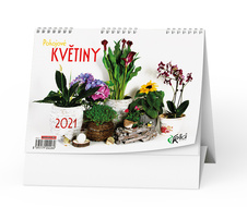 Baloušek tisk 2021 Pokojové květiny - stolní kalendář BSC7